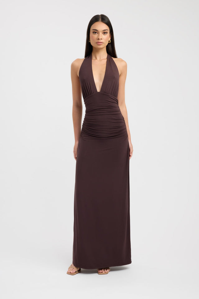 Leni Maxi Dress, 8 / Dark Mahogany Leni Maxi Dress, 8 / Dark Mahogany