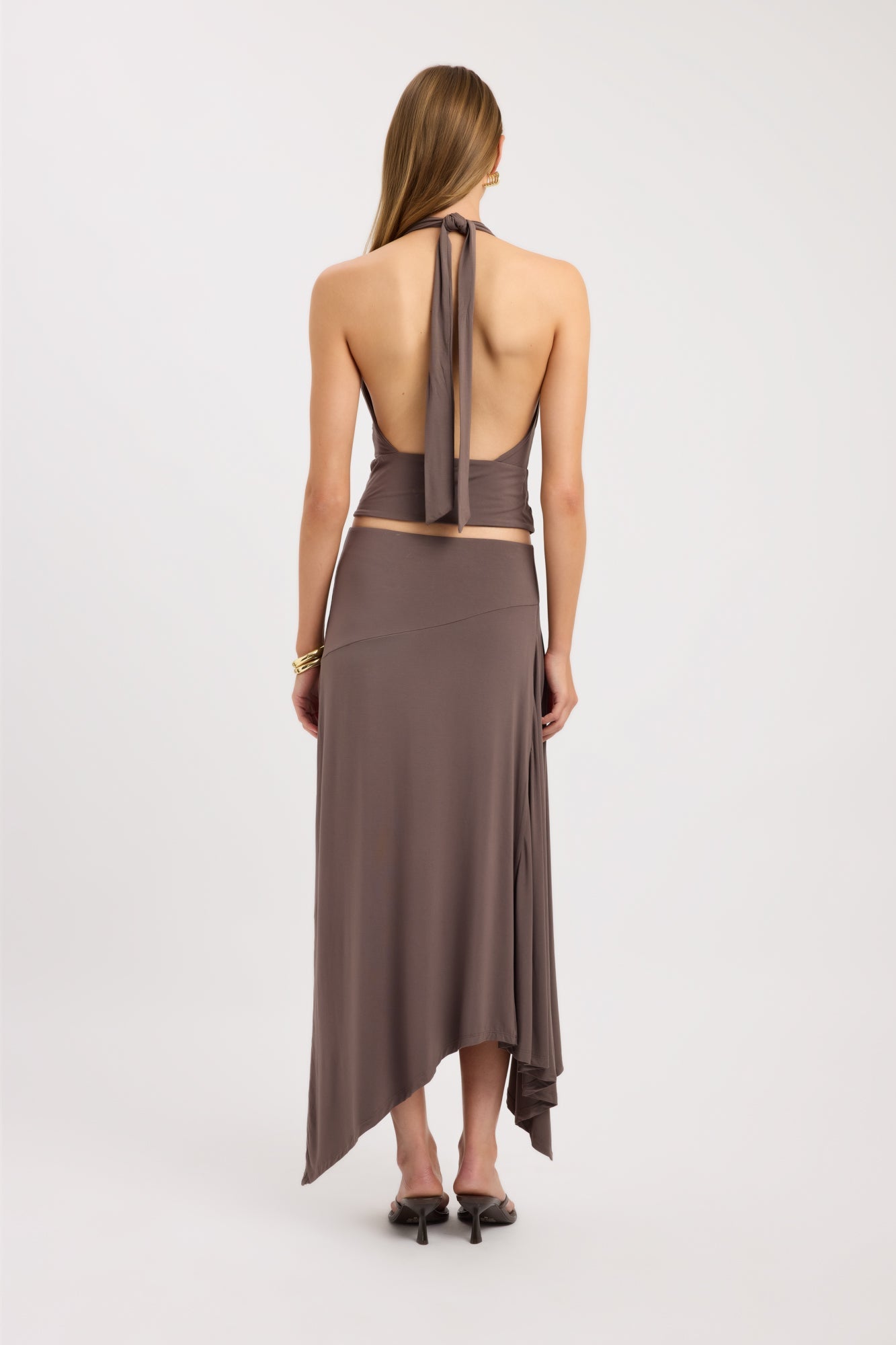 knee length dresses for ladies Zali Skirt 6 / Nestle