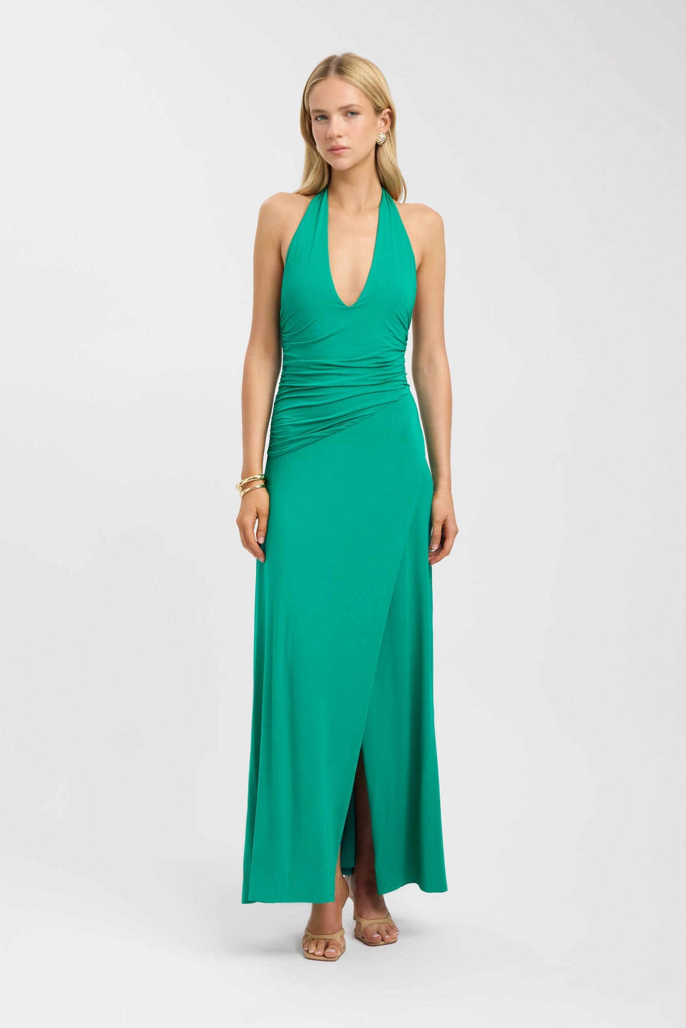 Maya Maxi Dress, 4 / Dans Green