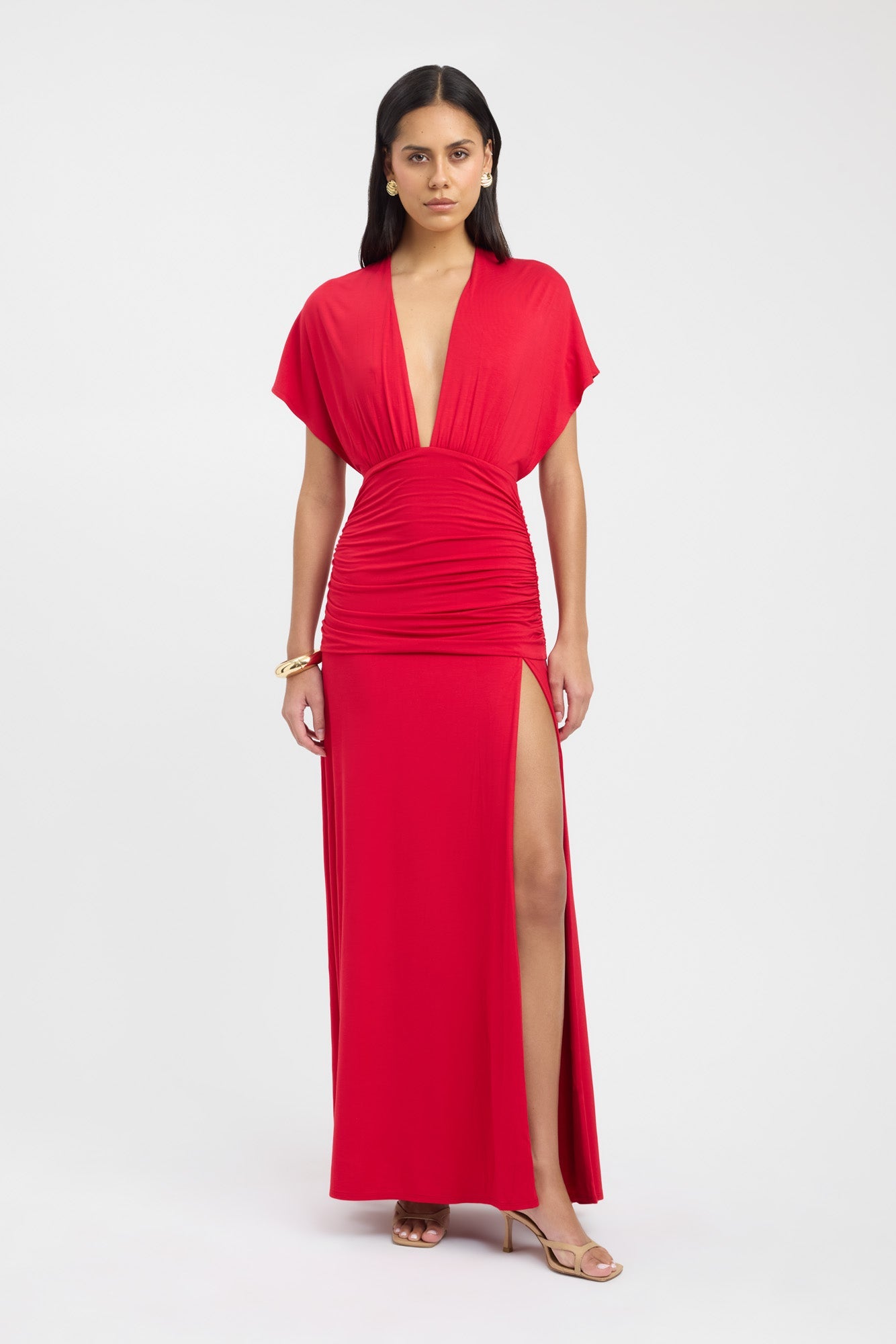 kookai Kinsey Maxi Dress Roma Red | Clothing
