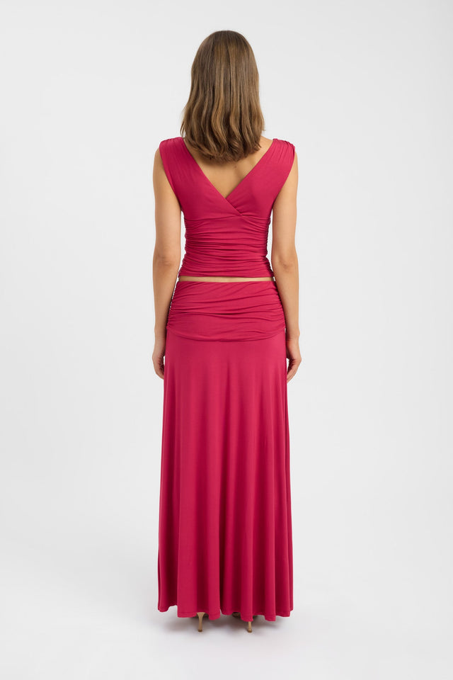 back Arlo Maxi Skirt Kookai Straight Maxi womens-skirts 
