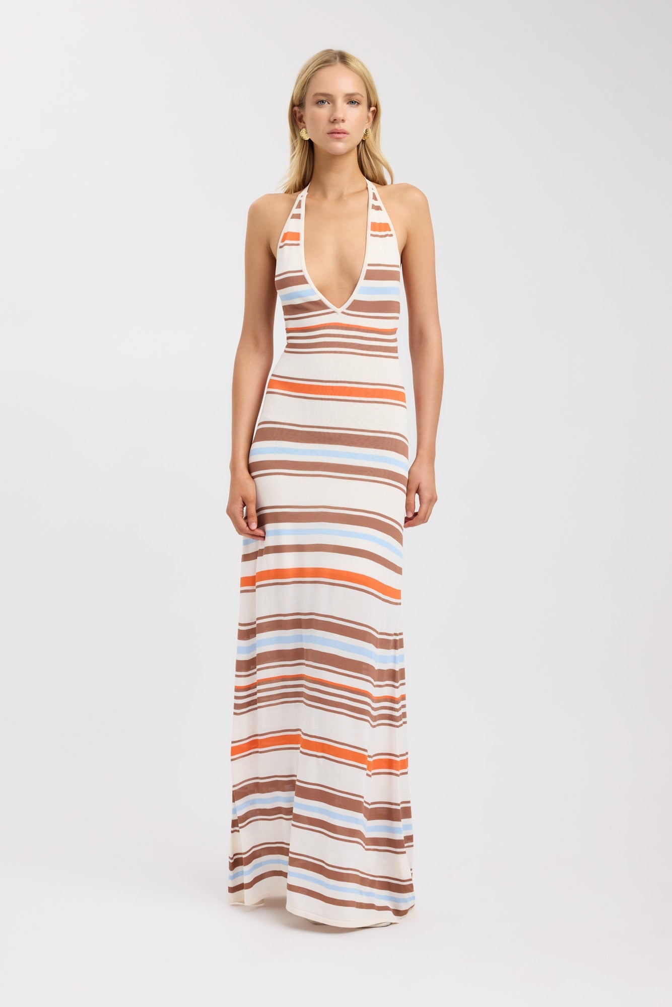 Skye Stripe Maxi Dress – USA KOOKAÏ