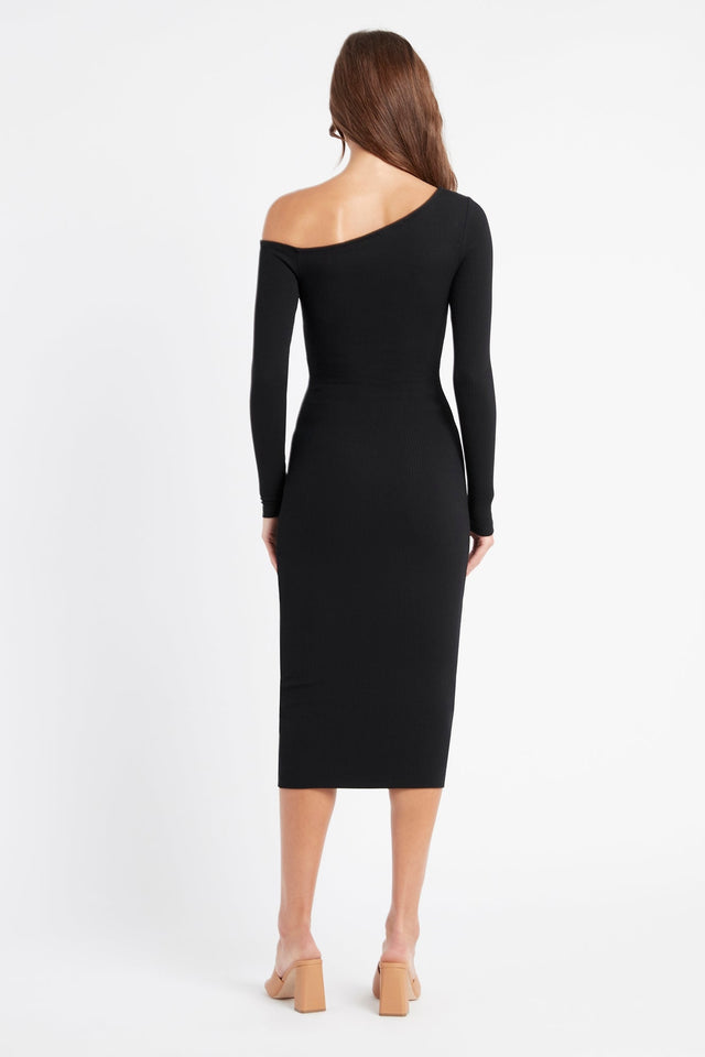 kookai black bodycon dress Kookai | Dresses | Kookai Us 2 Black V Neck Bodycon Dress With Glittery Straps