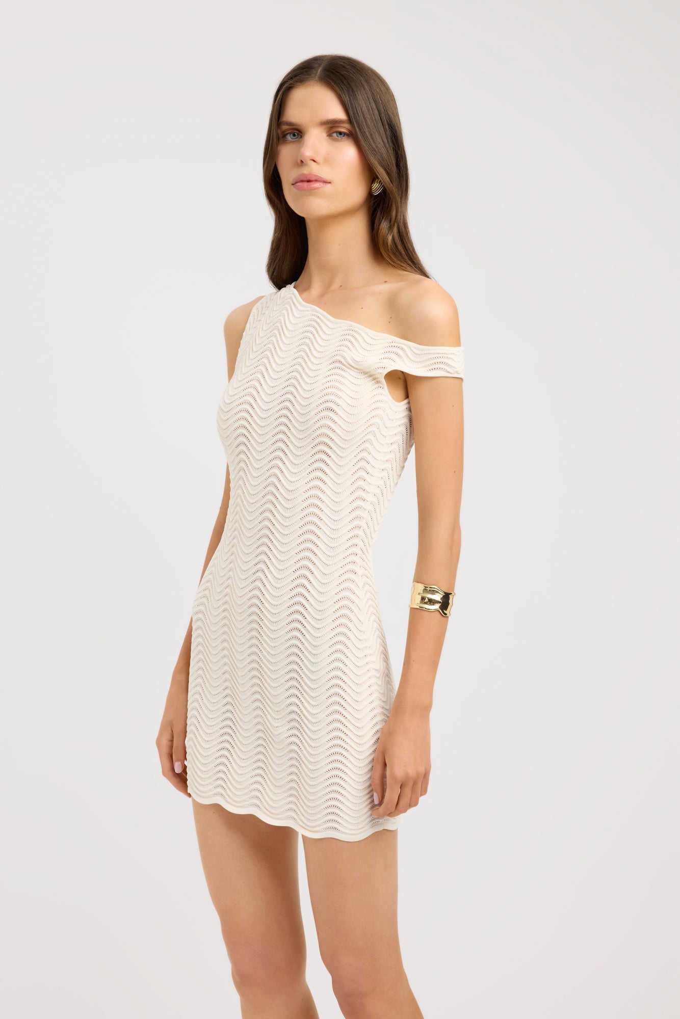 極美品 ホリデイ KUMA クマ LACE VOLUME MINI DRESS 極美品 ホリデイ KUMA クマ LACE VOLUME MINI DRESS