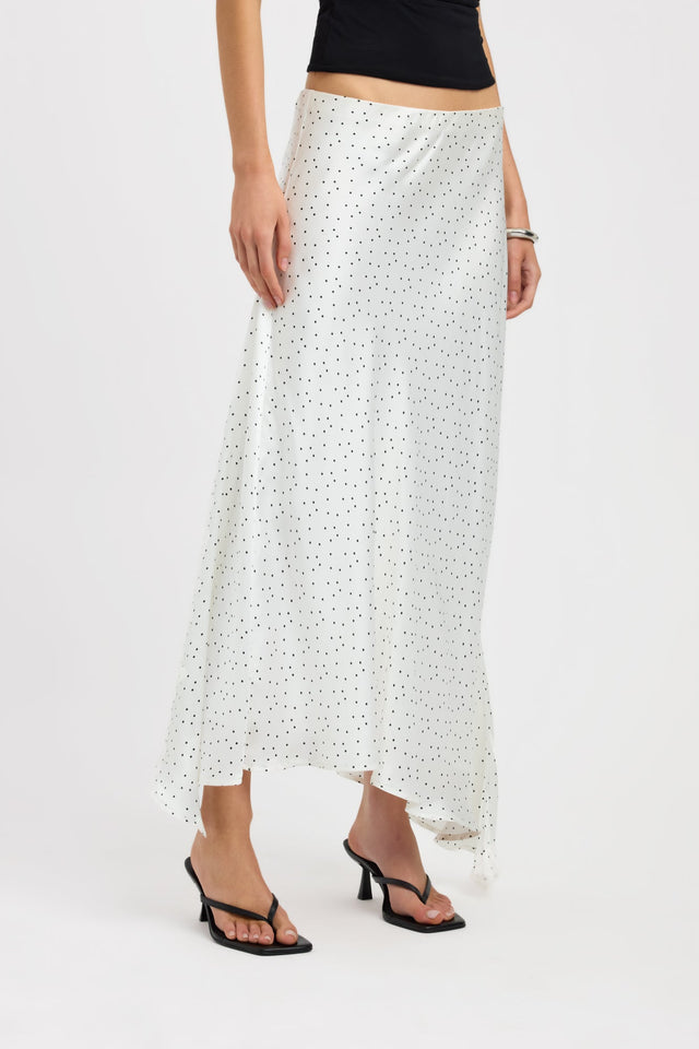 back Natalia Maxi Skirt Kookai Asymmetry Maxi womens-skirts 