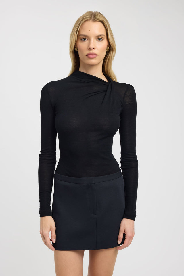 Anna Wool Long Sleeve Top
