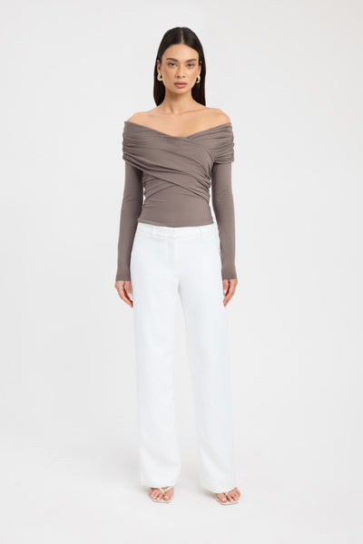 トップス aalliia Elaia 3/4 Sleeve Top Yellow | Princess Polly