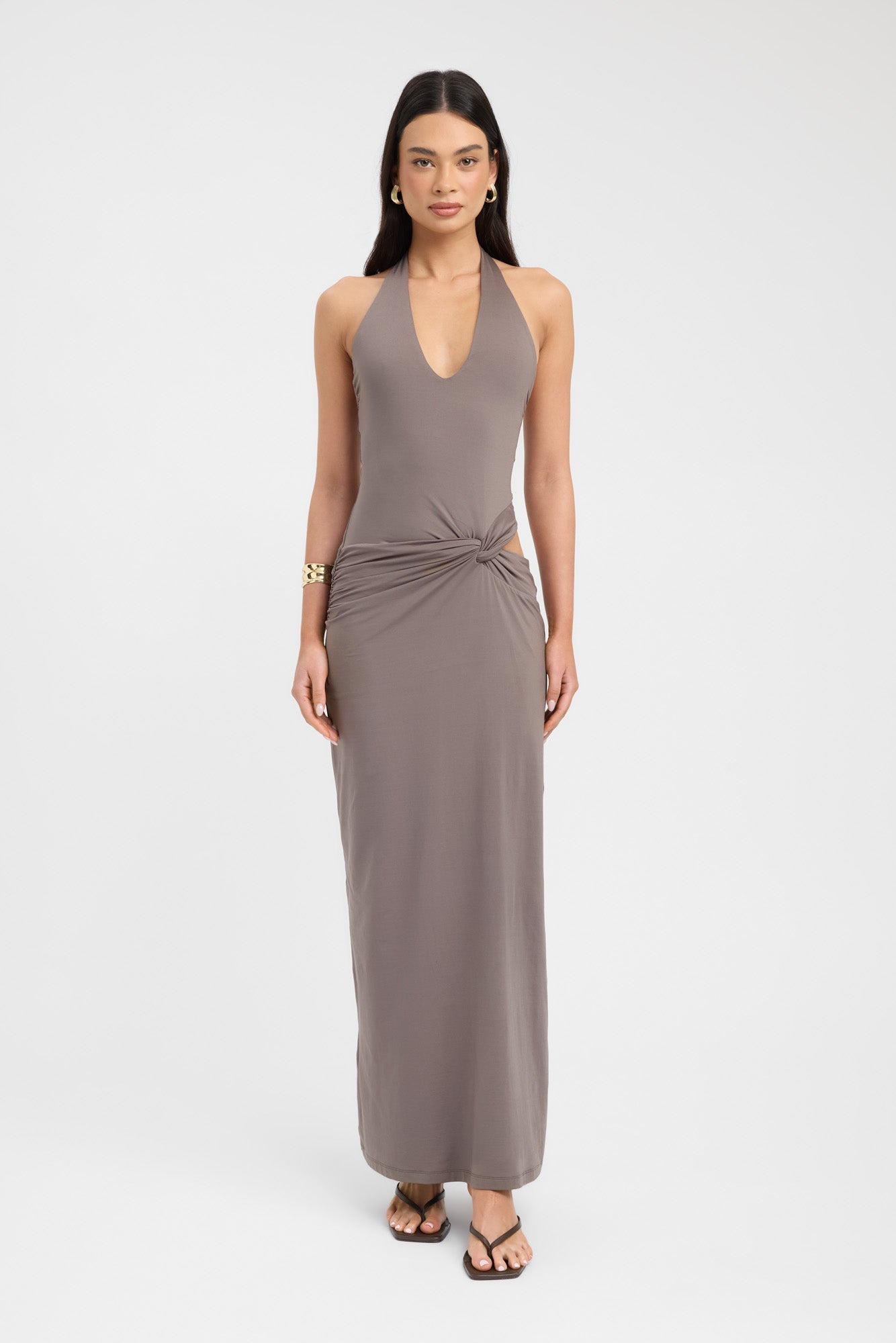 angelique velvet maxi dress dark burgundy Angelique Beaded Crepe Maxi Dress / Wine | MESHKI