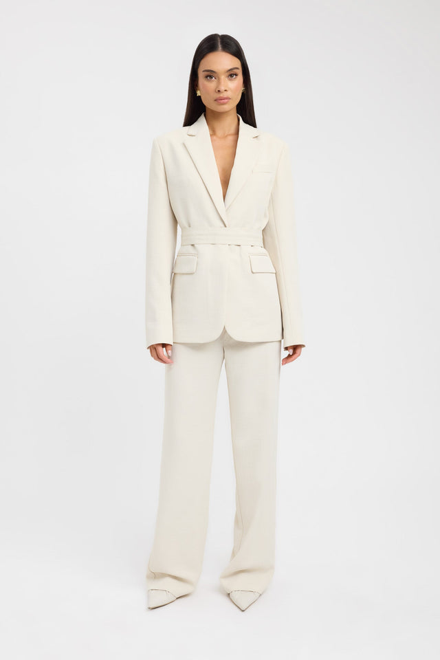 dress blazers women Argent Two-Button Blazer in Viscose Wool Twill | Olive | Women's Model height Women's Tailored Blazers | Reiss