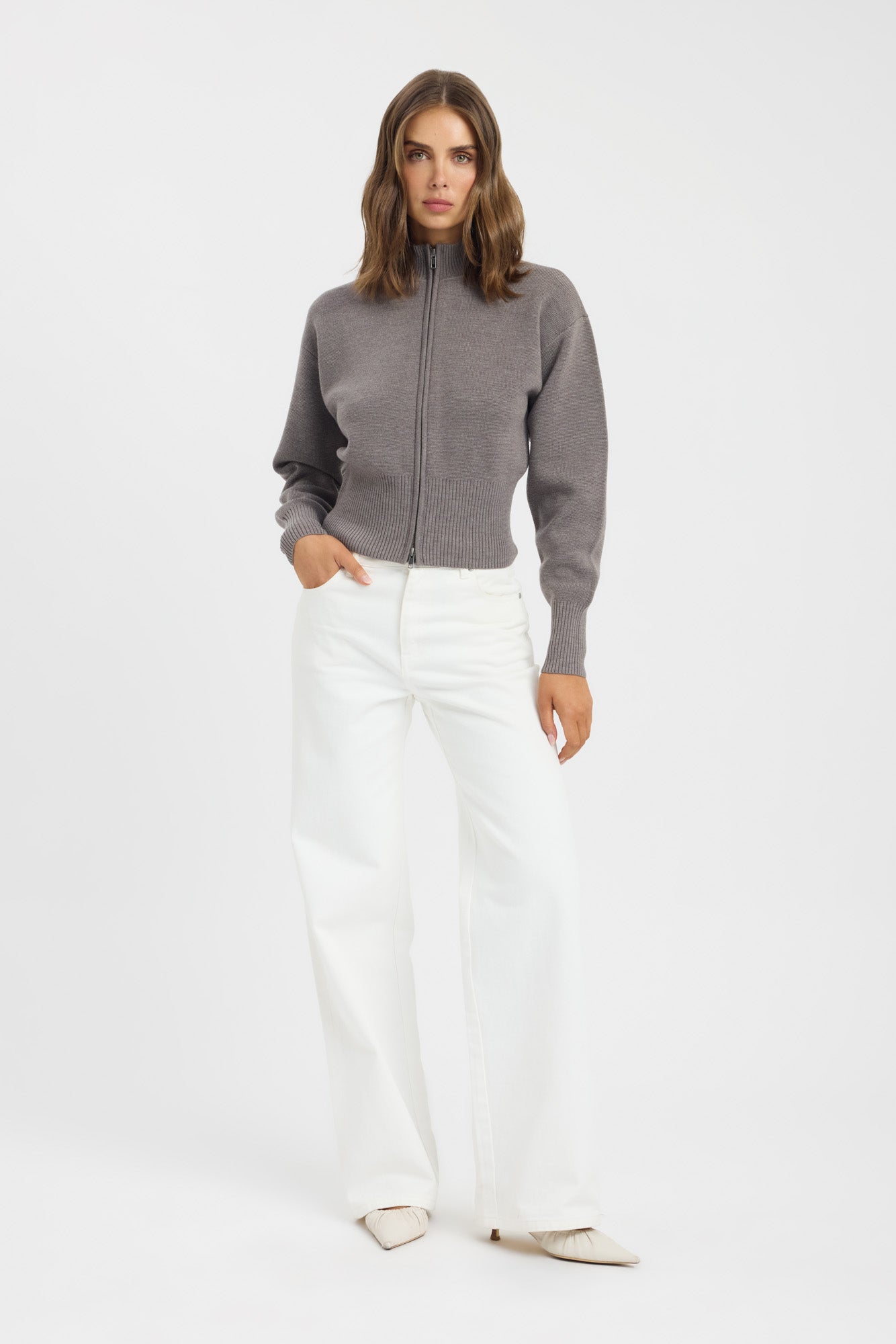 ボトムス kyky Dalton Zip Cardigan – USA KOOKAÏ