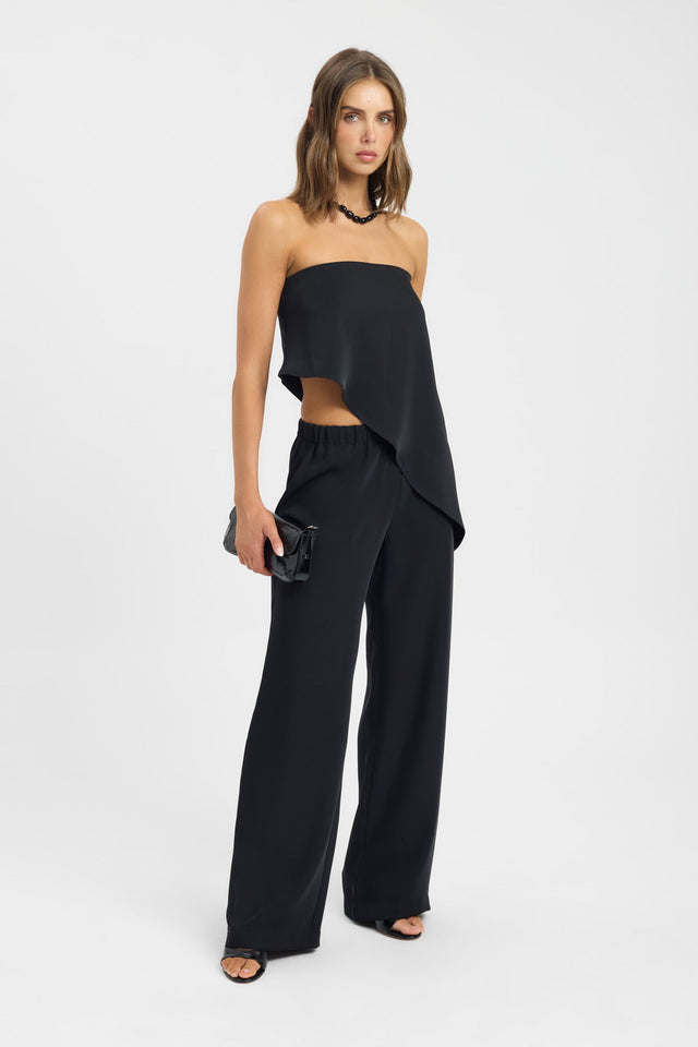 Maria Strapless Asymmetric Top, 2 / Black Maria Strapless Asymmetric Top, 2 / Black