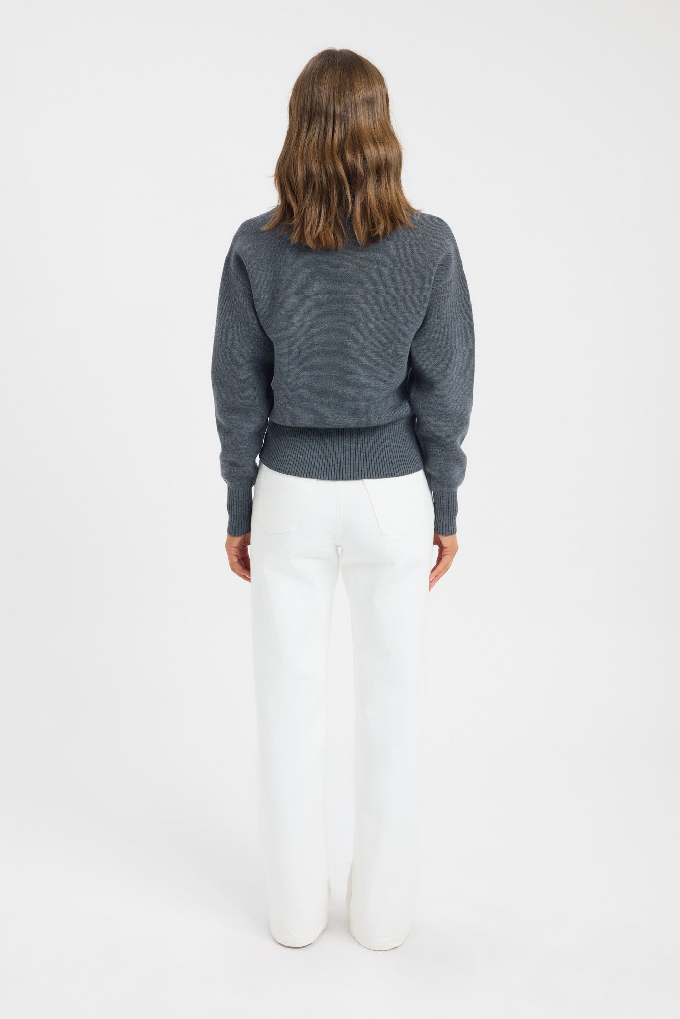 Ameri ♡BLOUSE DOCKING KNIT Dalton Zip Cardigan – USA KOOKAÏ
