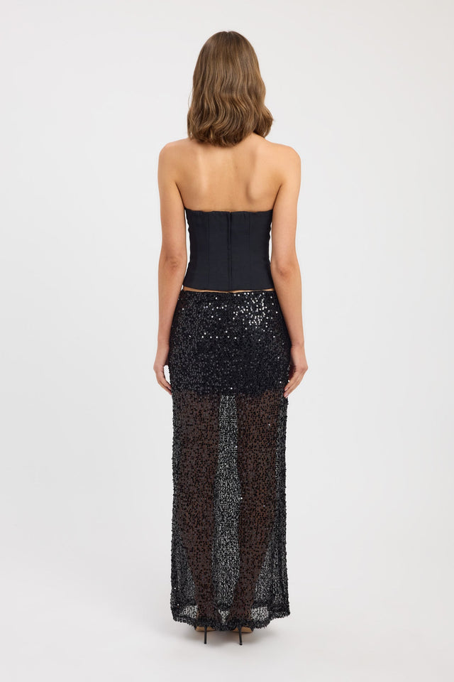 kookai sequin dress Serenity Cross Back Dress