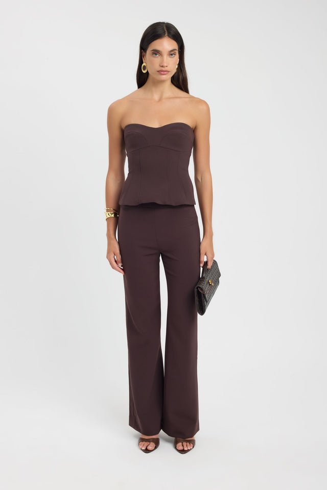 Alto Long Flare Pants, 2 / Dark Chocolate Alto Long Flare Pants, 2 / Dark Chocolate