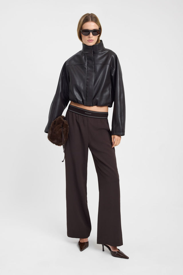 Opal Branded Elastic Pant