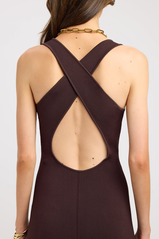 Serenity Cross Back Dress – USA KOOKAÏ