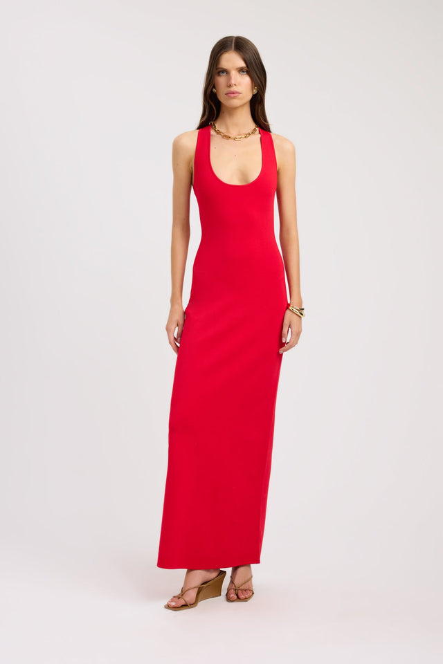 Serenity Cross Back Dress, 8 / Red Serenity Cross Back Dress, 8 / Red